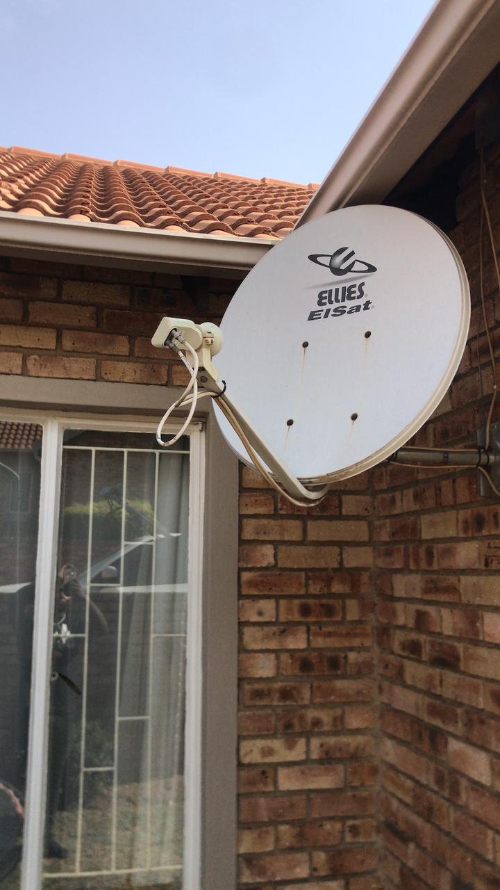 DStv dish installed on rooftop Centurion